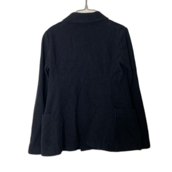 Acne Studios Black Boiled wool Ripi slim jacket‎ blazer Size FR 38 US 8 READ - Picture 2 of 11